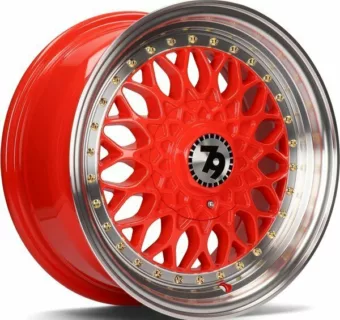 RC 79 Červená 15 4x100/4x114,3 ALU KOLA ET35 Toyota Kia Hyundai BMW E30